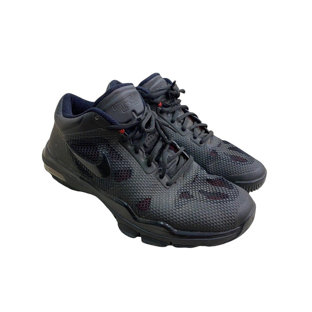 Men's Size‎ 11 Nike Trainer 1.2 Mid Fuse Shoes Running Black/Red Mesh 407762 006